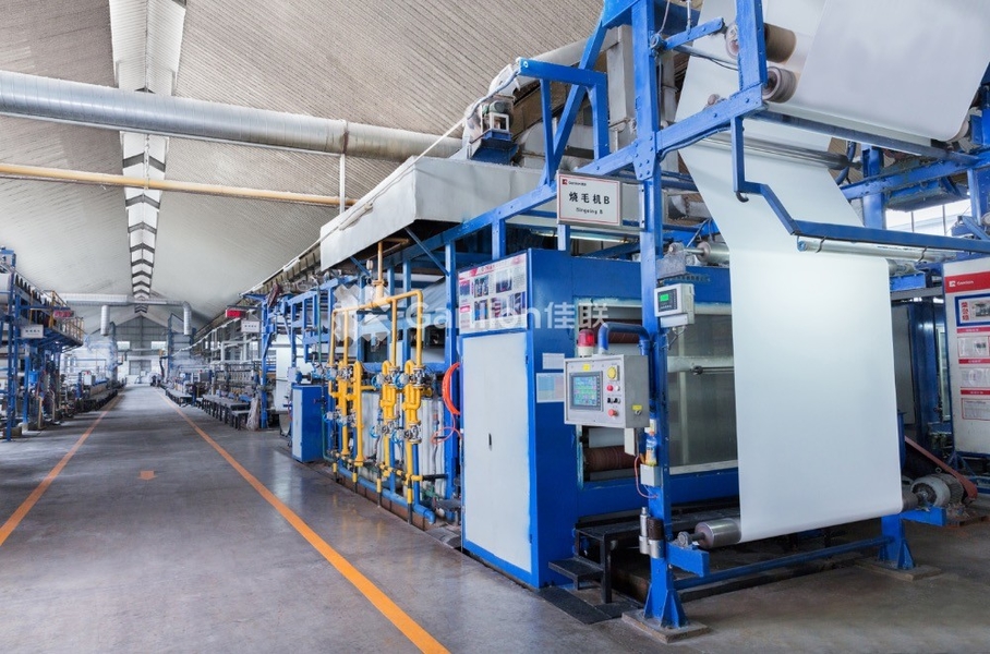 Mianyang Jialian printing and dyeing Co., Ltd. 업체 생산 라인